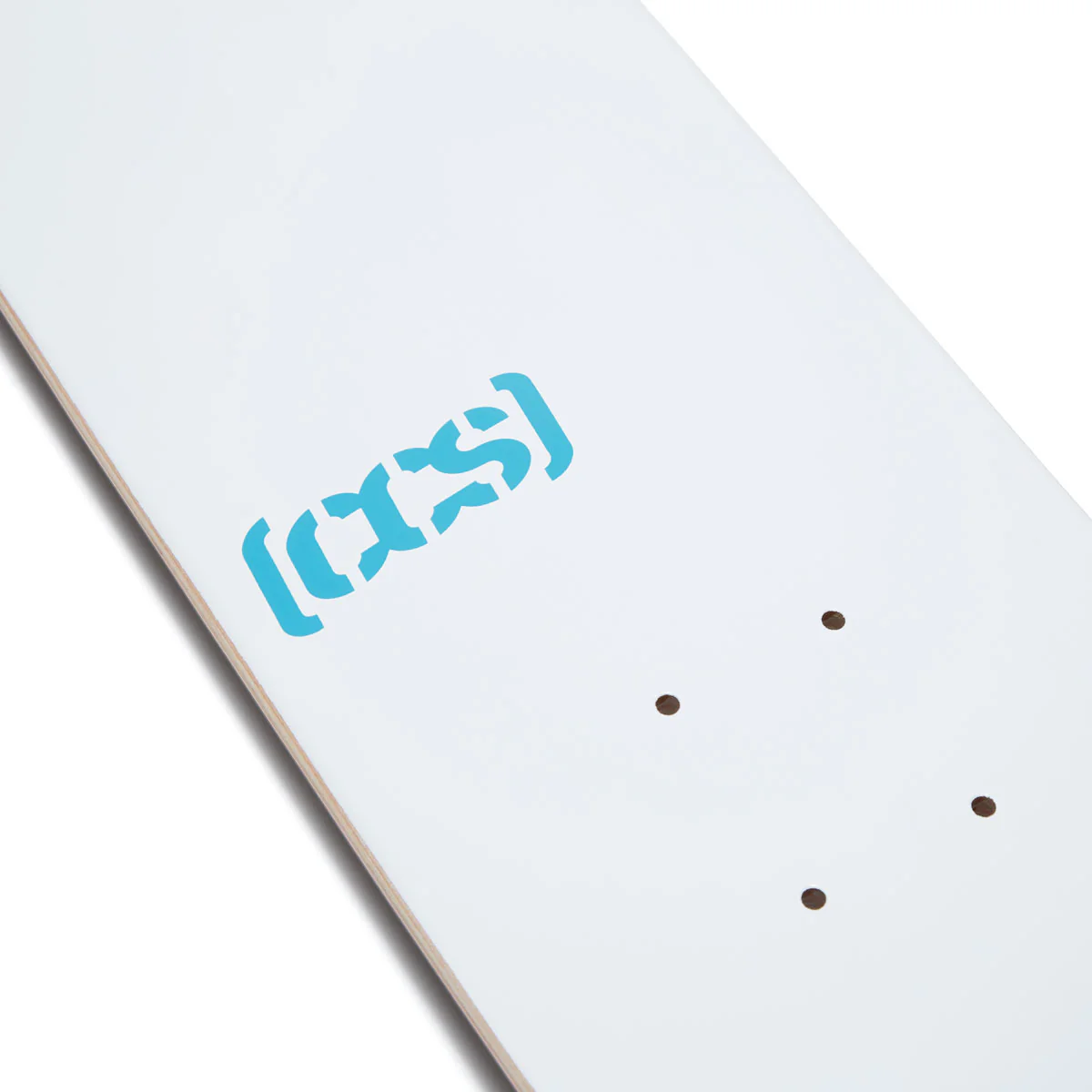 CCS Logo Mini Skateboard Deck - White - Image 3