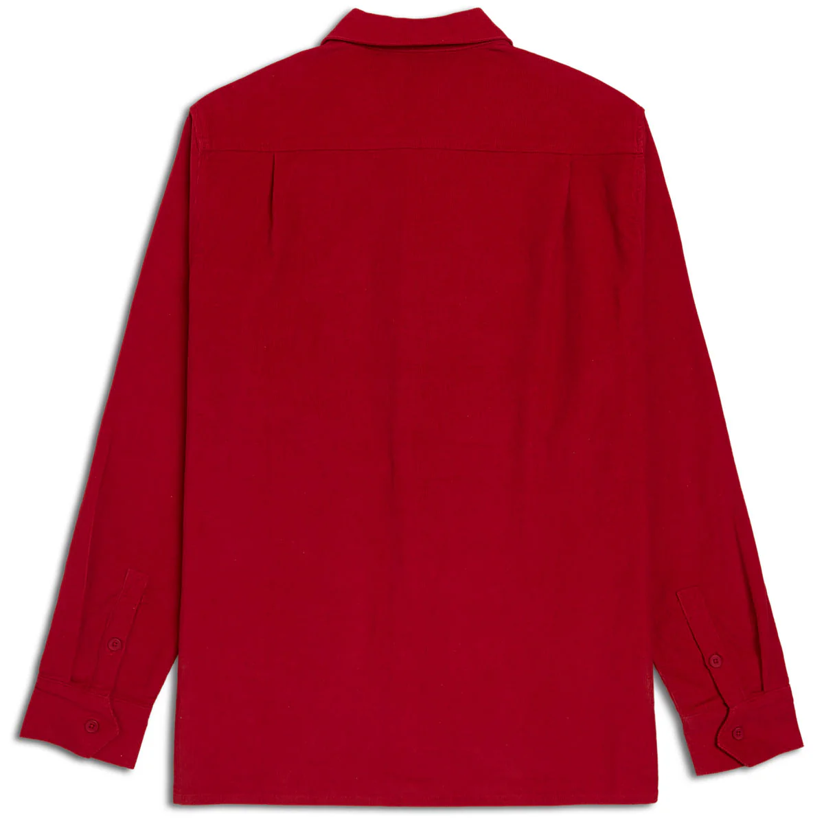 CCS Long Sleeve Corduroy Shirt - Crimson - Image 3