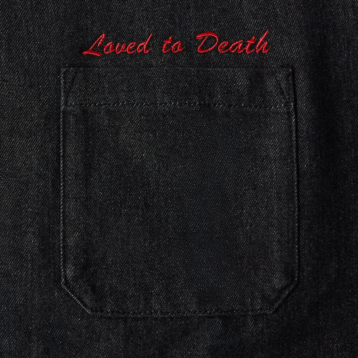 CCS Loved To Death Denim Shirt - Black - Image 2