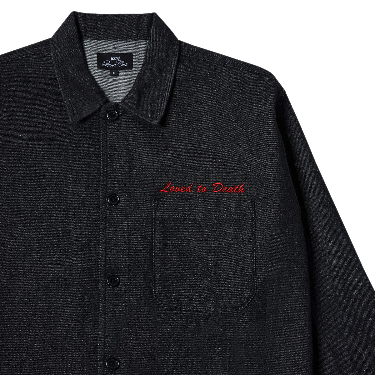 CCS Loved To Death Denim Shirt - Black - Image 3