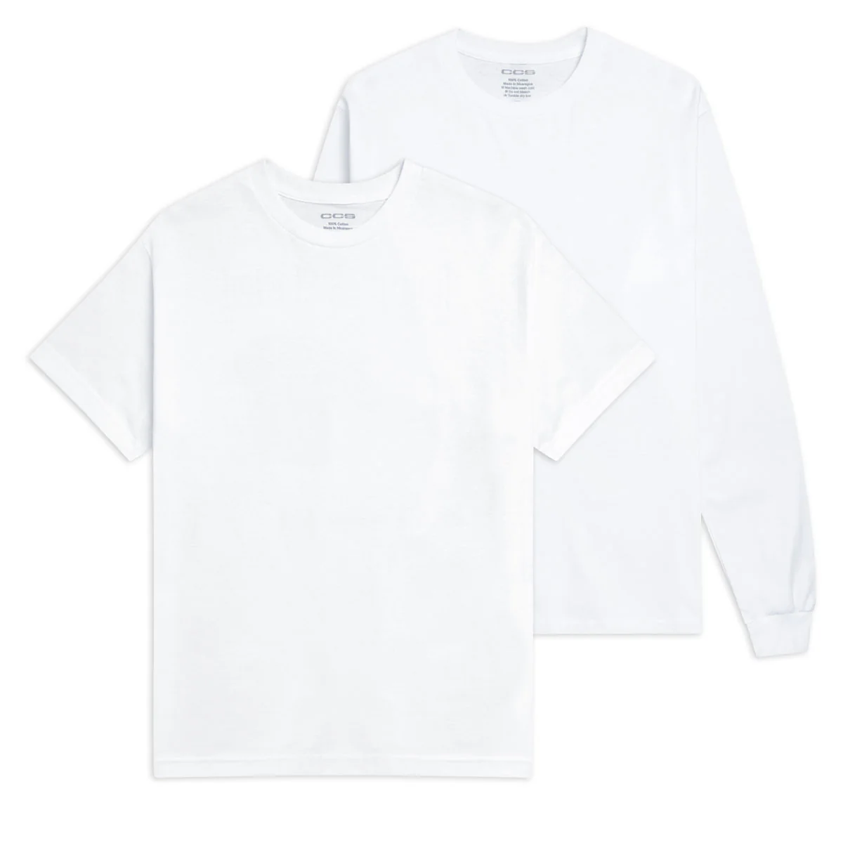 CCS OG Combo Pack T-Shirts - White/White - Image 2