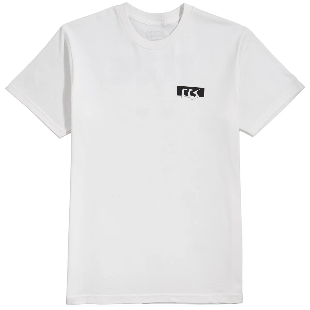 CCS OG Face T-Shirt - White/Reflective Black - Image 2