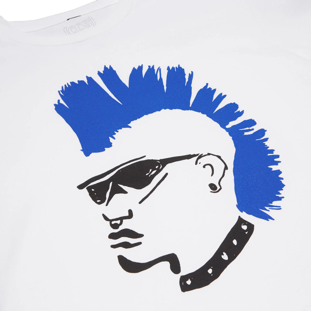 CCS OG Punk T-Shirt - White/Blue - Image 3