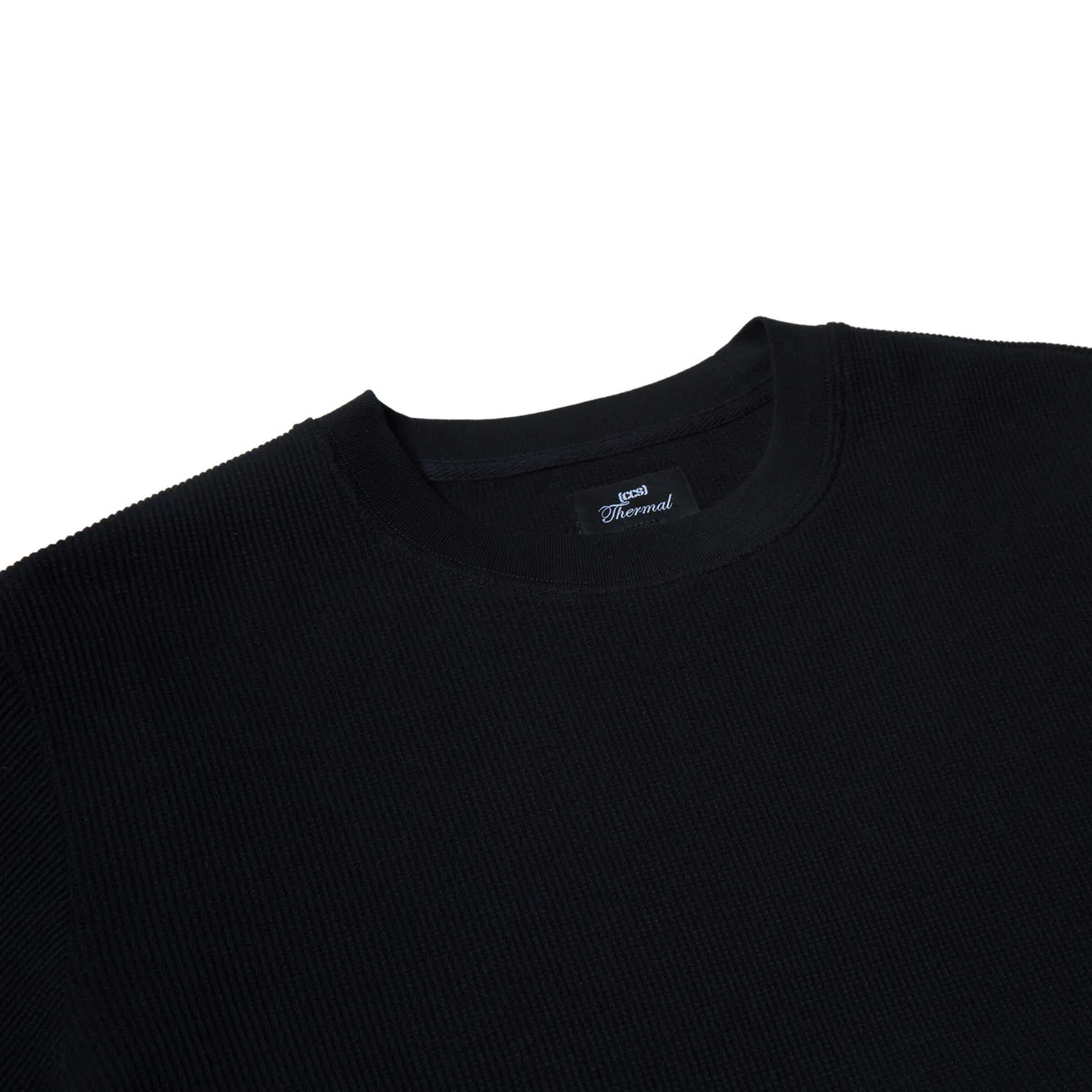 CCS OG Waffle Knit Thermal Shirt - Black - Image 2