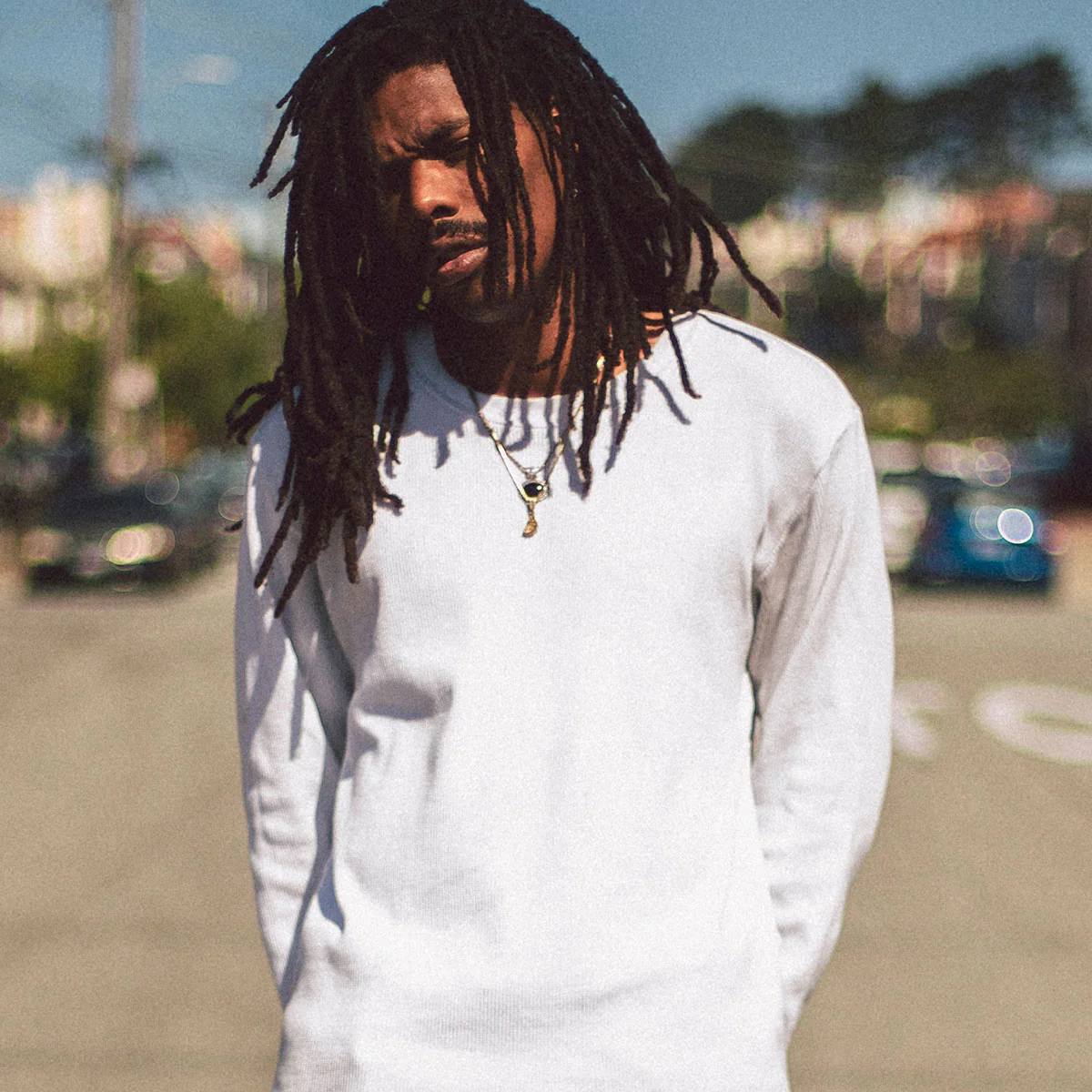 CCS OG Waffle Knit Thermal Shirt - White - Image 2