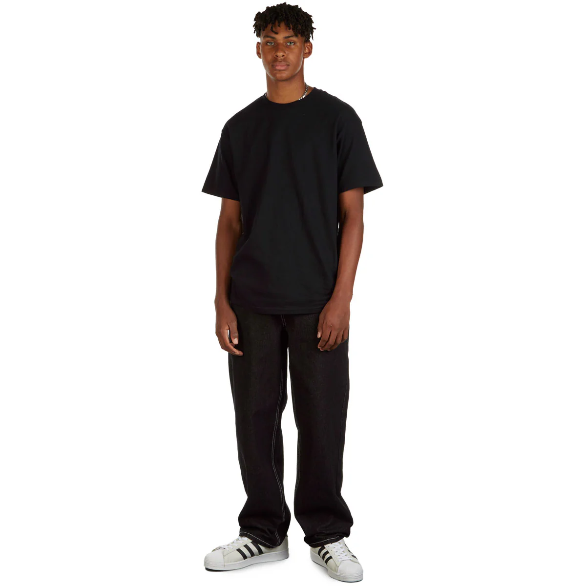 CCS Original Relaxed Denim Jeans - Overdyed Black - Image 3