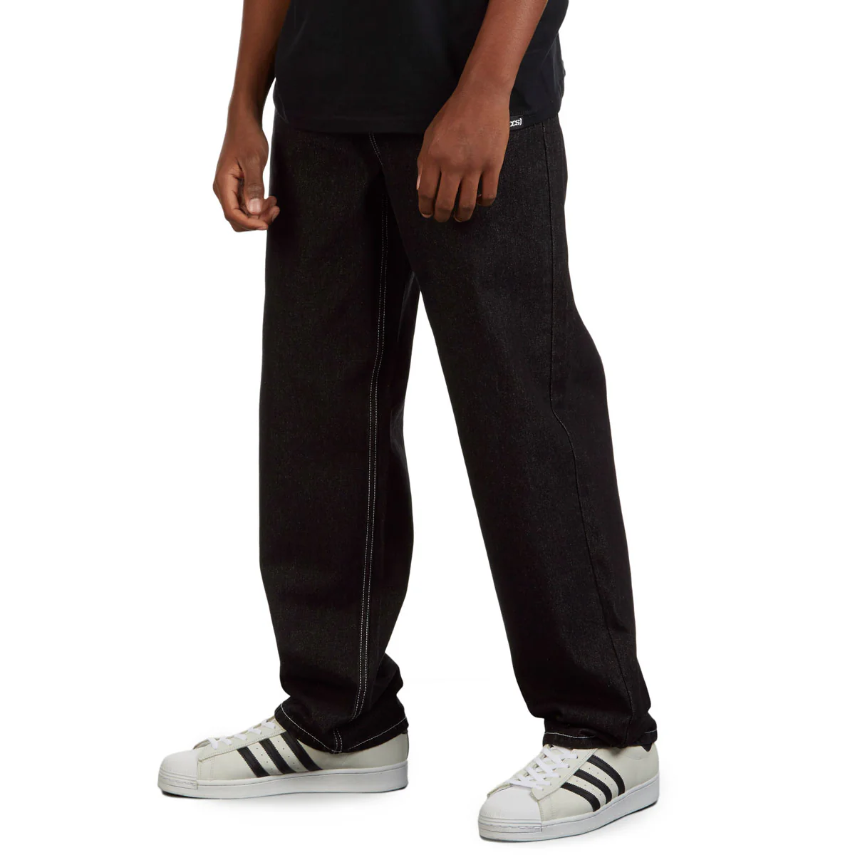 CCS Original Relaxed Denim Jeans - Overdyed Black - Image 4