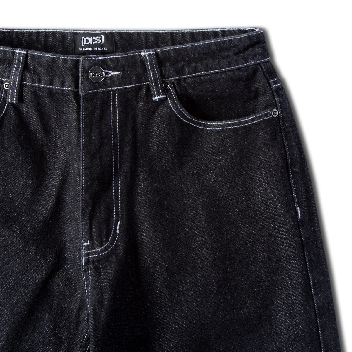 CCS Original Relaxed Denim Jeans - Overdyed Black - Image 6