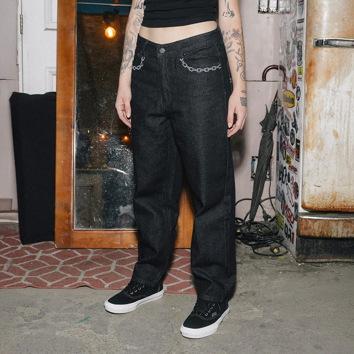 CCS Original Relaxed Taper Jeans - Chain Black - Image 5