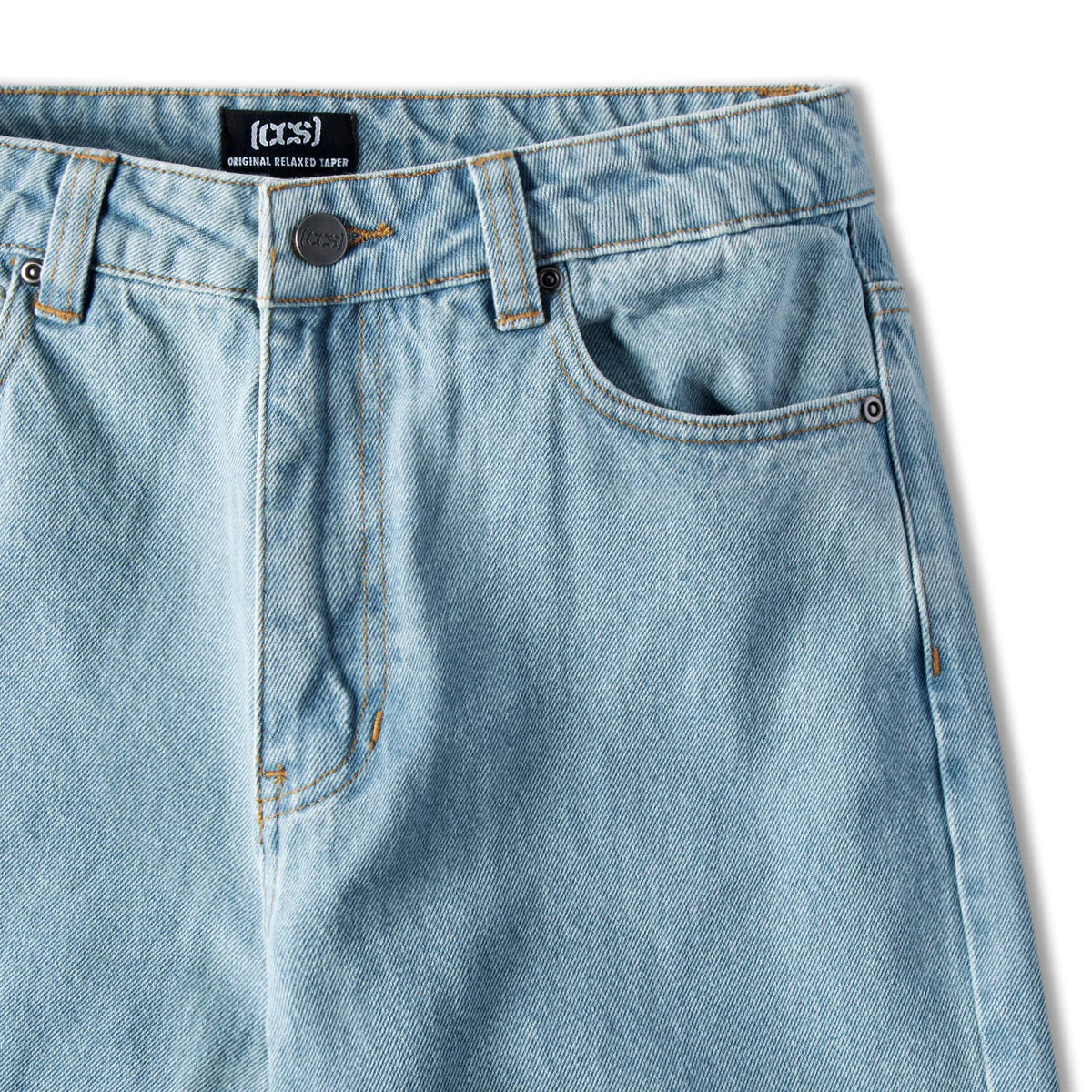 CCS Original Relaxed Taper Jeans - Light Wash - Image 6