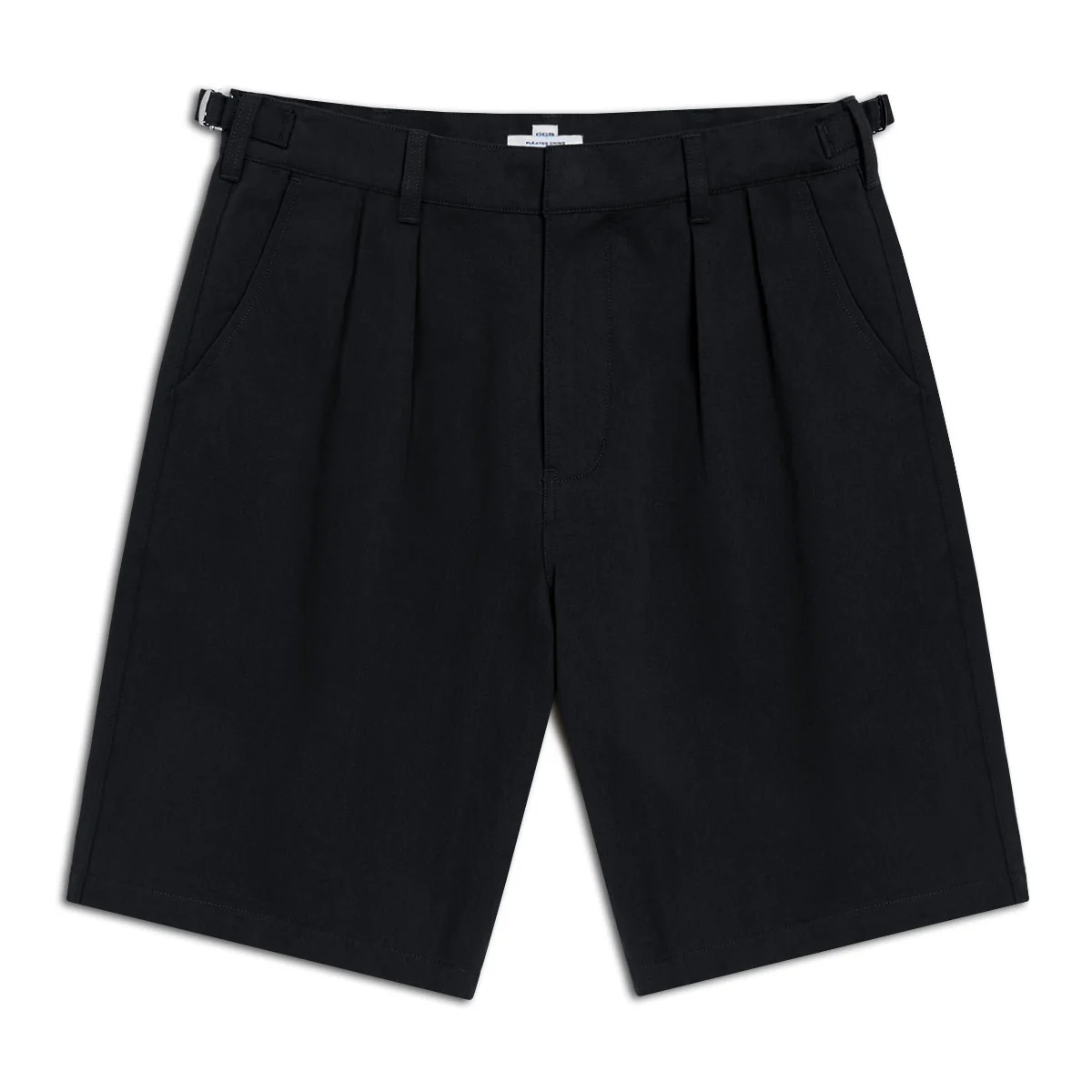 CCS Pleated Chino Shorts - Black - Image 3