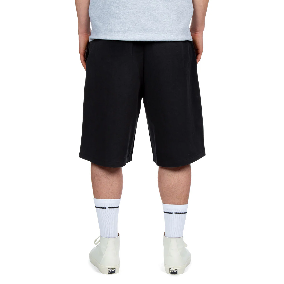 CCS Pleated Chino Shorts - Black - Image 5