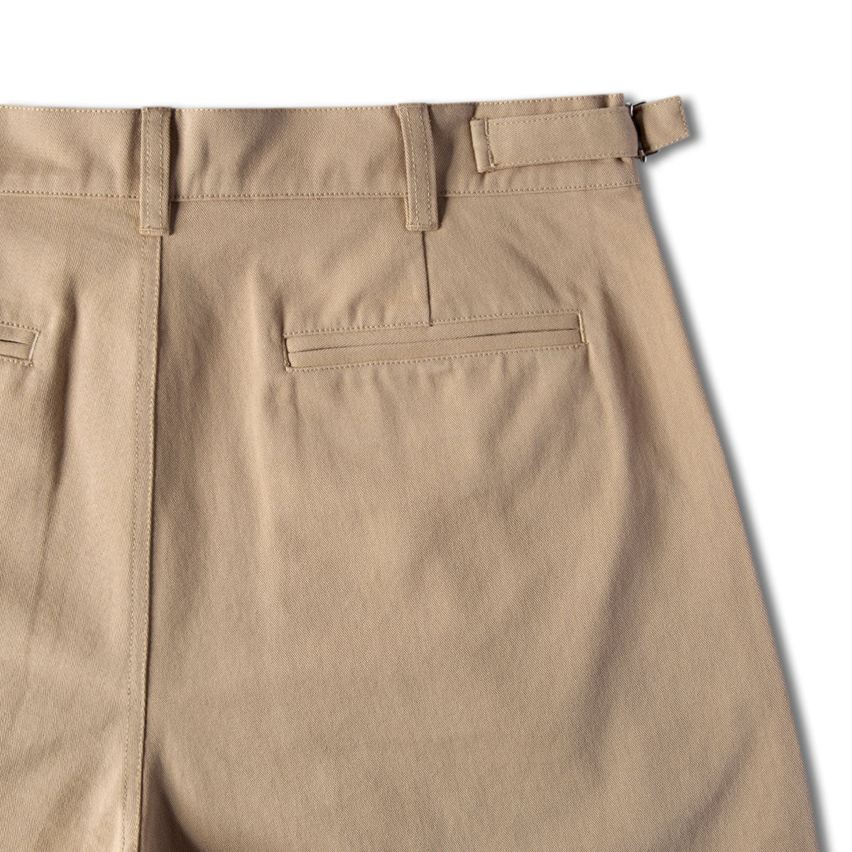 CCS Pleated Chino Shorts - Khaki - Image 10