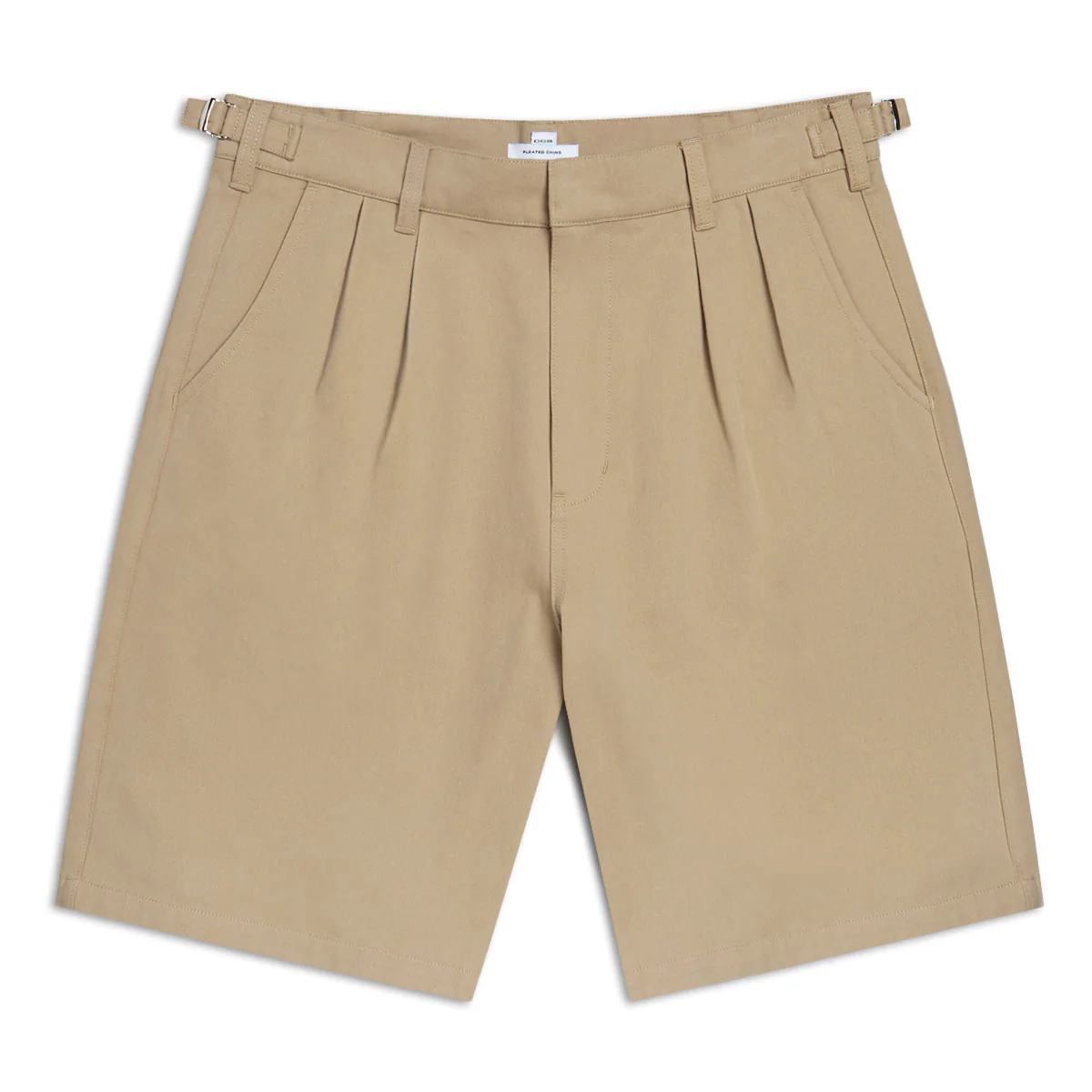 CCS Pleated Chino Shorts - Khaki - Image 3