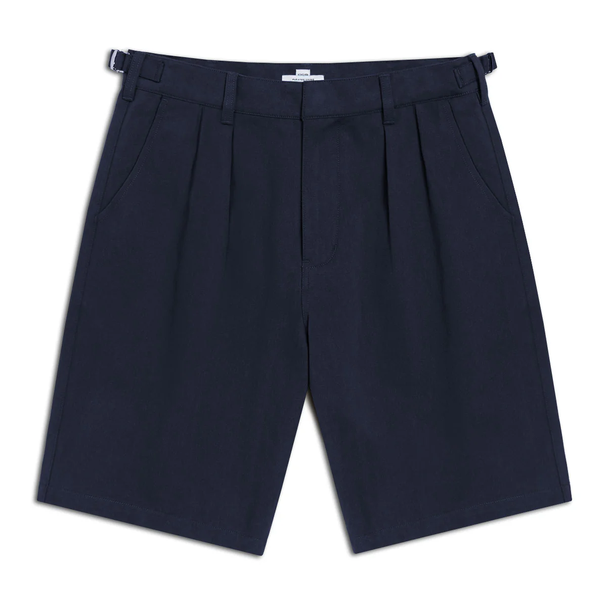 CCS Pleated Chino Shorts - Navy - Image 3