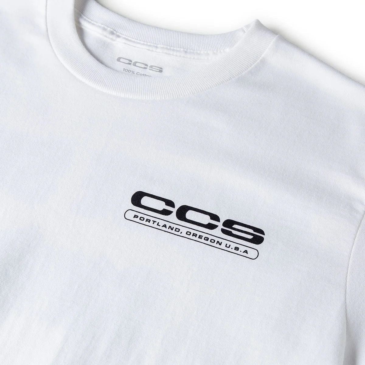 CCS Portland Shop T-Shirt - Black/Red - Image 3