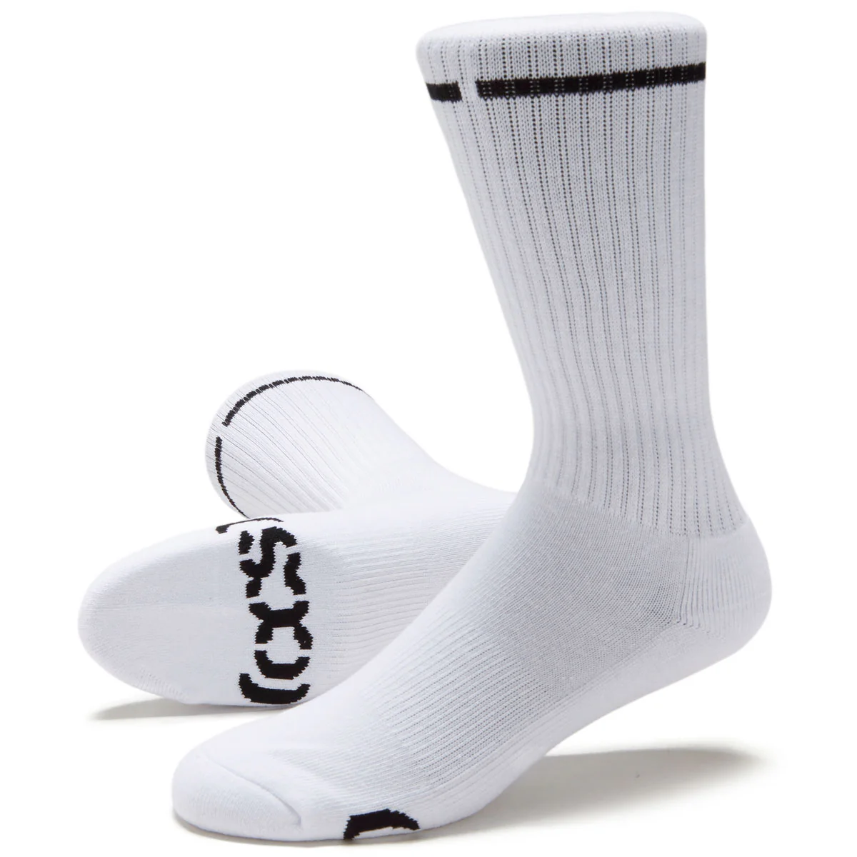CCS Primary Socks - White/Black - Image 2