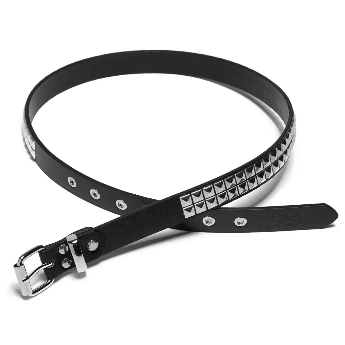 CCS Pyramid Studded Belt - 2 Row - Black - Image 3