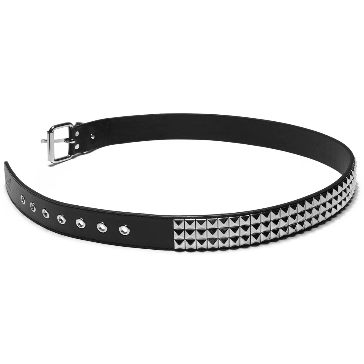 CCS Pyramid Studded Belt - 3 Row - Black - Image 2