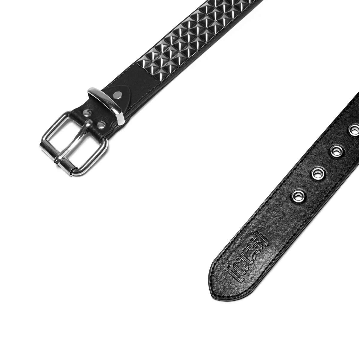 CCS Pyramid Studded Belt - 3 Row - Black - Image 4