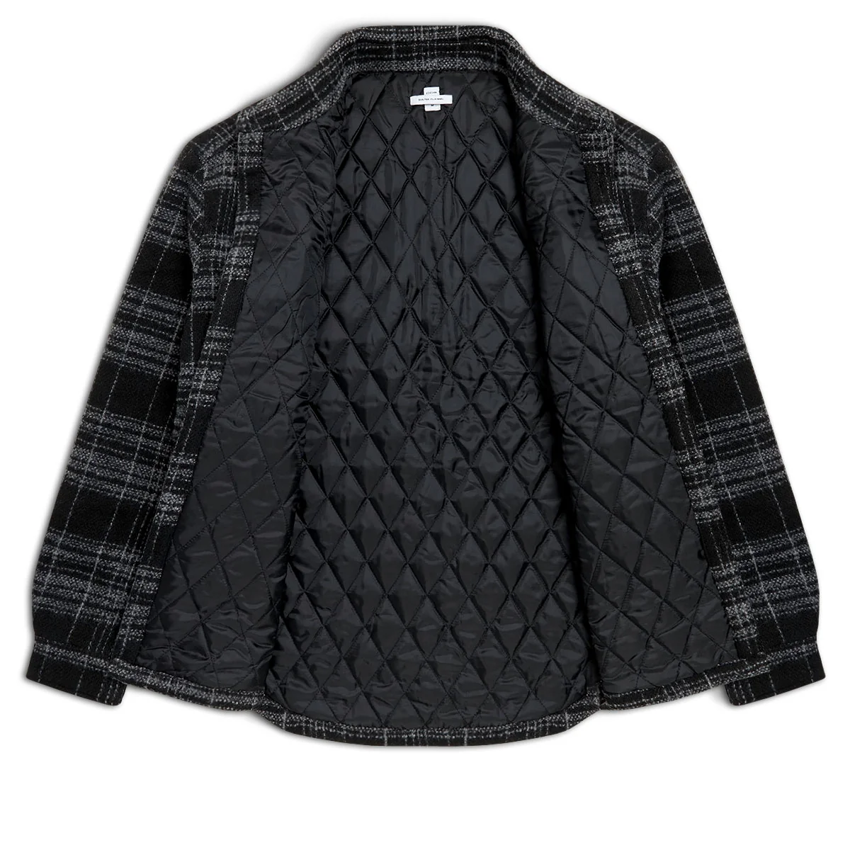 CCS Quilted Flannel Jacket - Black/White - Image 7