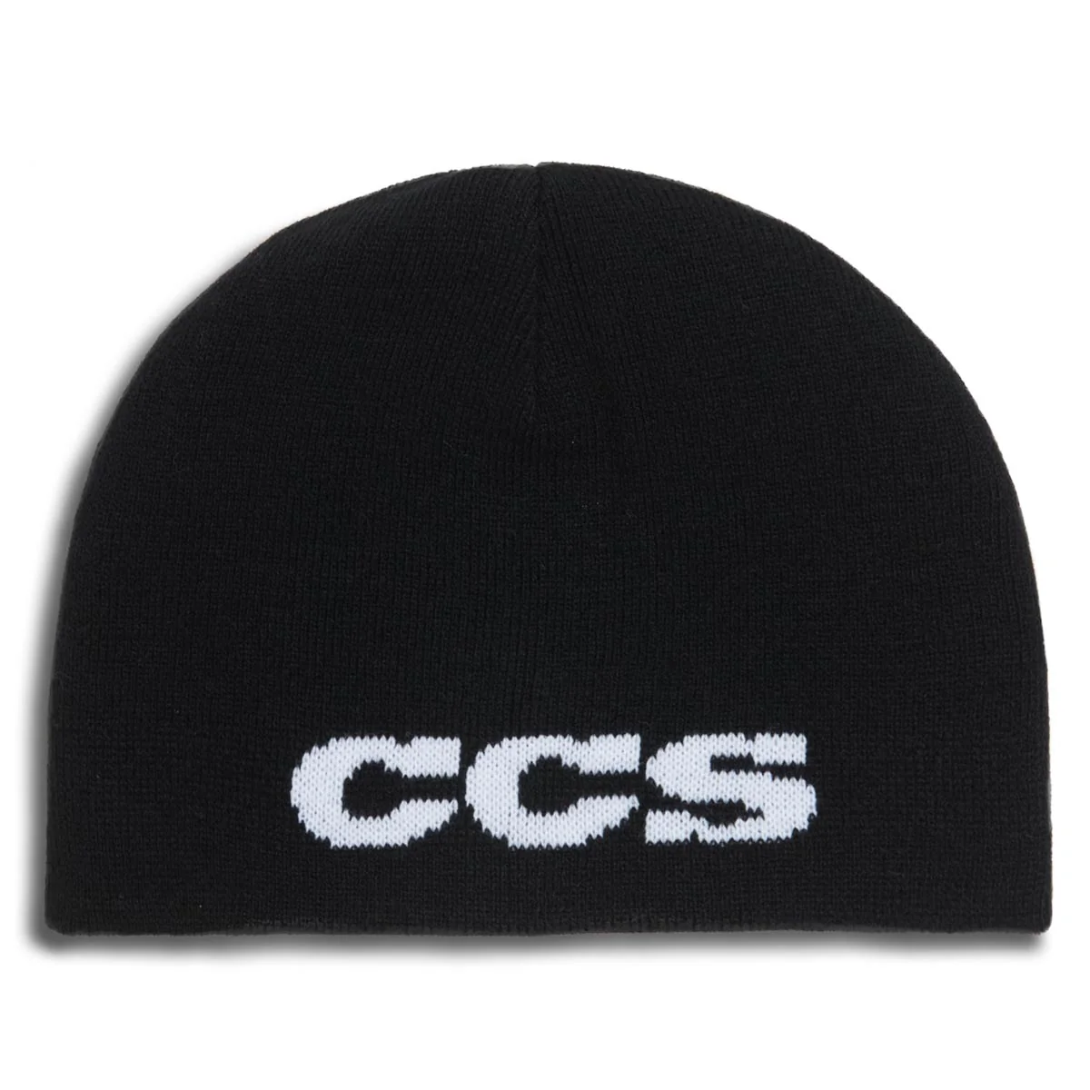 CCS Reversible Checkerboard Skully Beanie - Black/White - Image 3