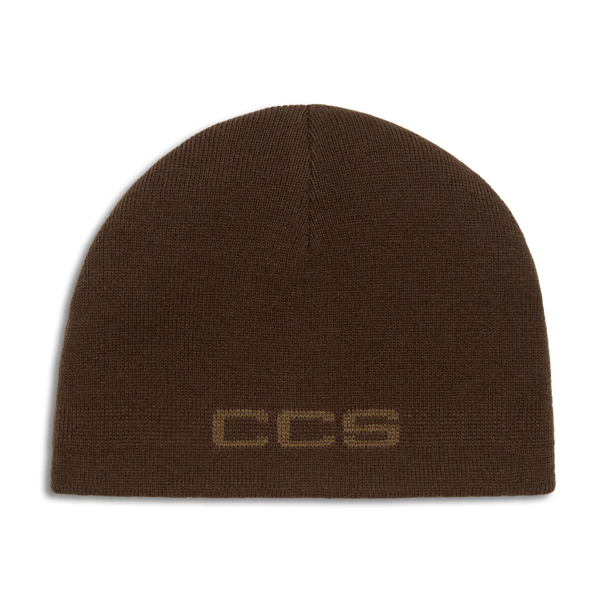 CCS Reversible Leopard Skully Beanie - Brown - Image 2