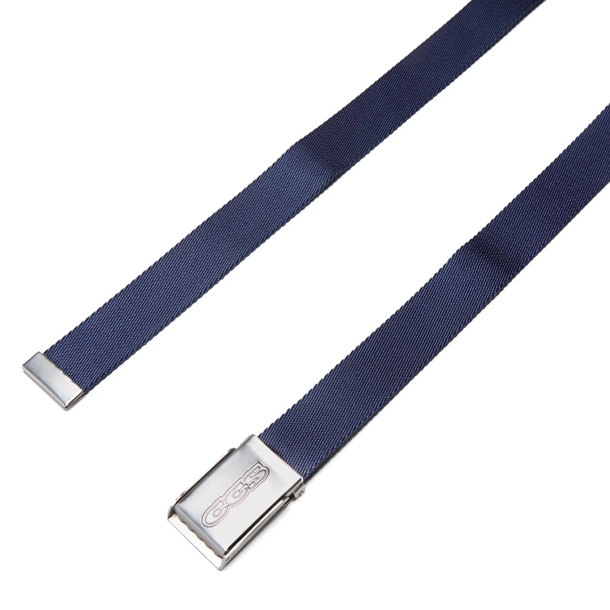 CCS Silver 96 Logo Web Belt - Navy - Image 2
