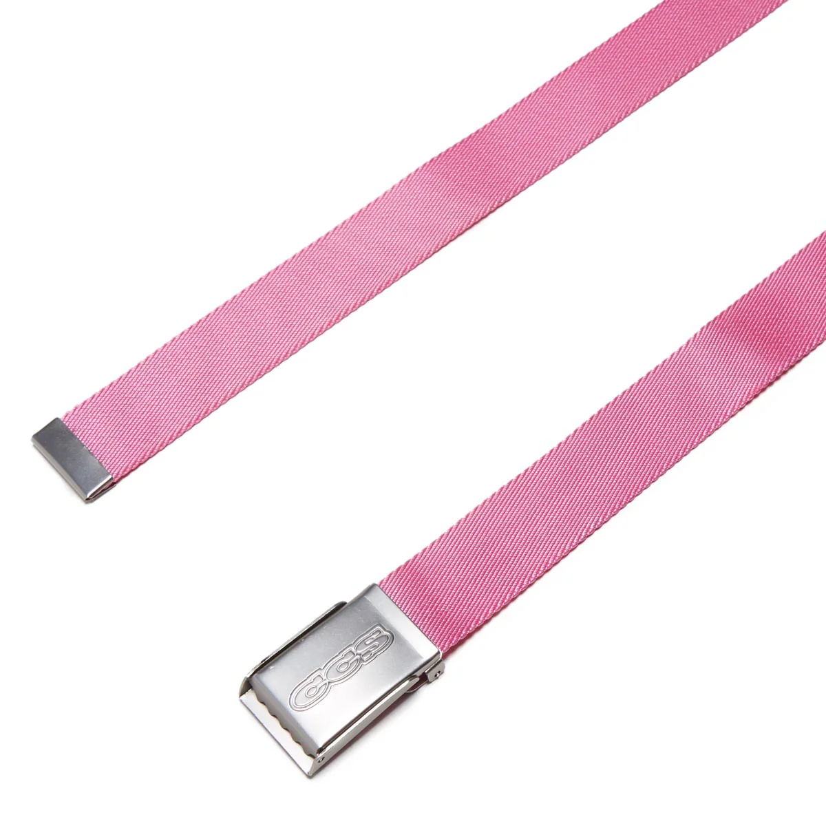 CCS Silver 96 Logo Web Belt - Pink - Image 2