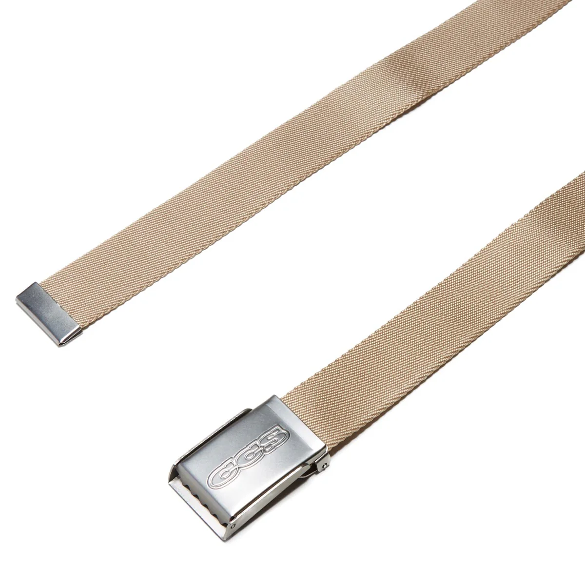 CCS Silver 96 Logo Web Belt -  Tan - Image 2