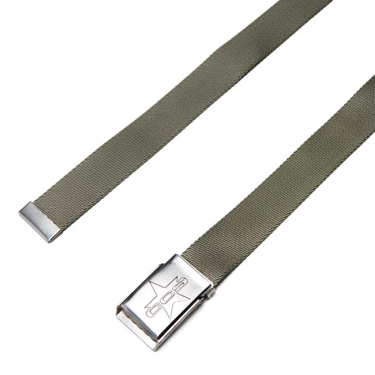 CCS Silver 97 Star Web Belt - Olive - Image 2