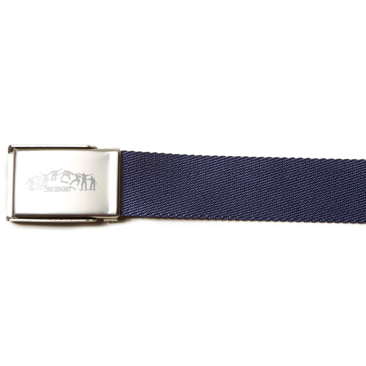 CCS Silver Kickflip Buckle Belt - Navy - Image 3