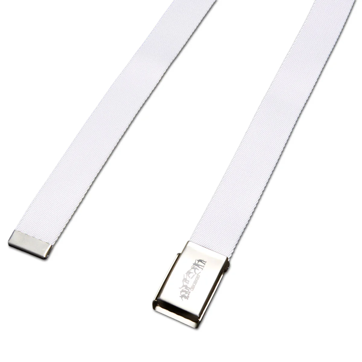 CCS Silver Kickflip Buckle Belt - White - Image 2