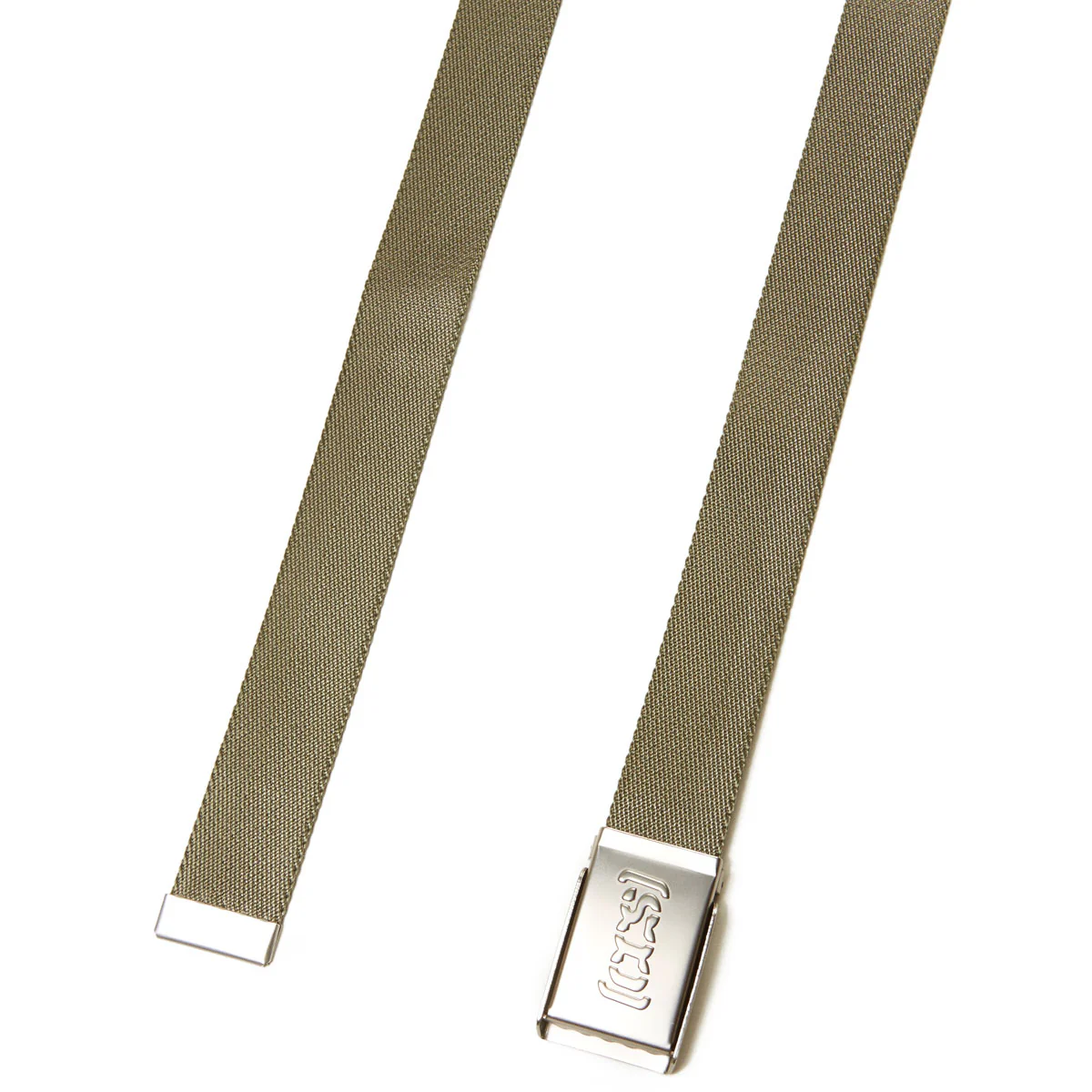 CCS Silver Logo Buckle Belt - Olive - Image 2