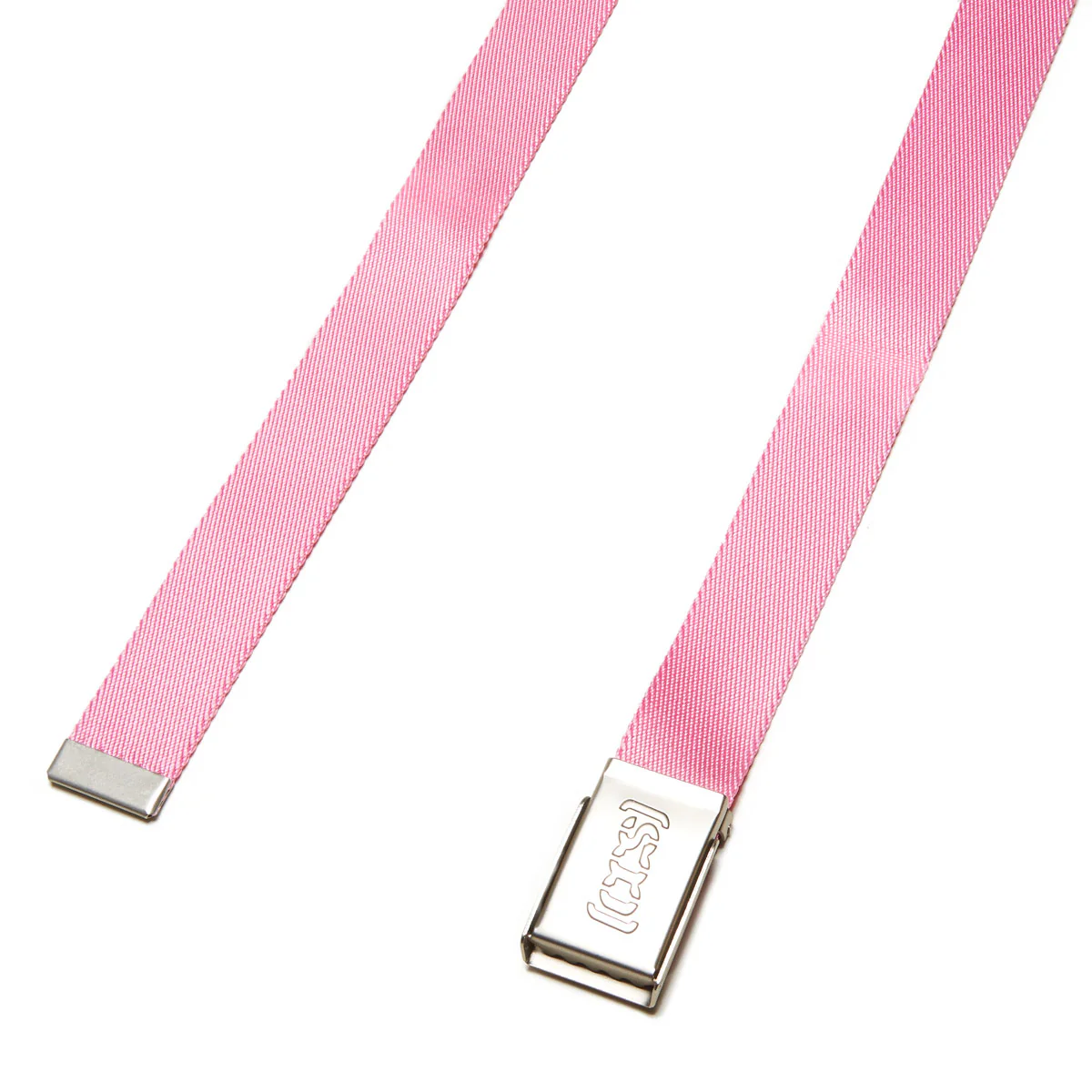 CCS Silver Logo Buckle Belt - Pink - Image 2