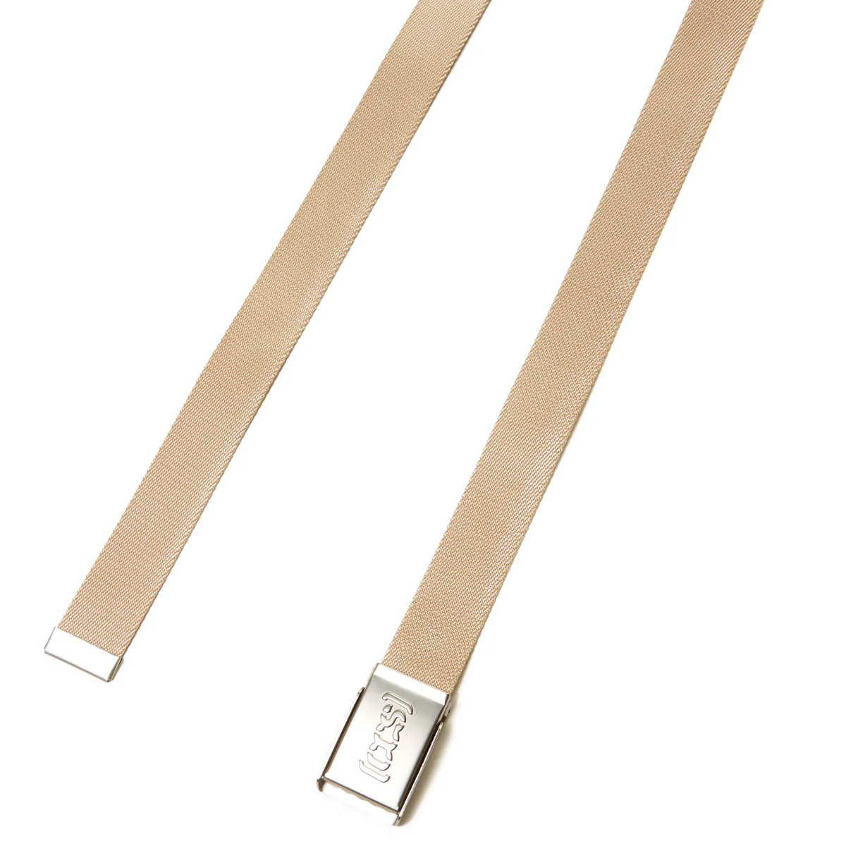 CCS Silver Logo Buckle Belt - Tan - Image 2