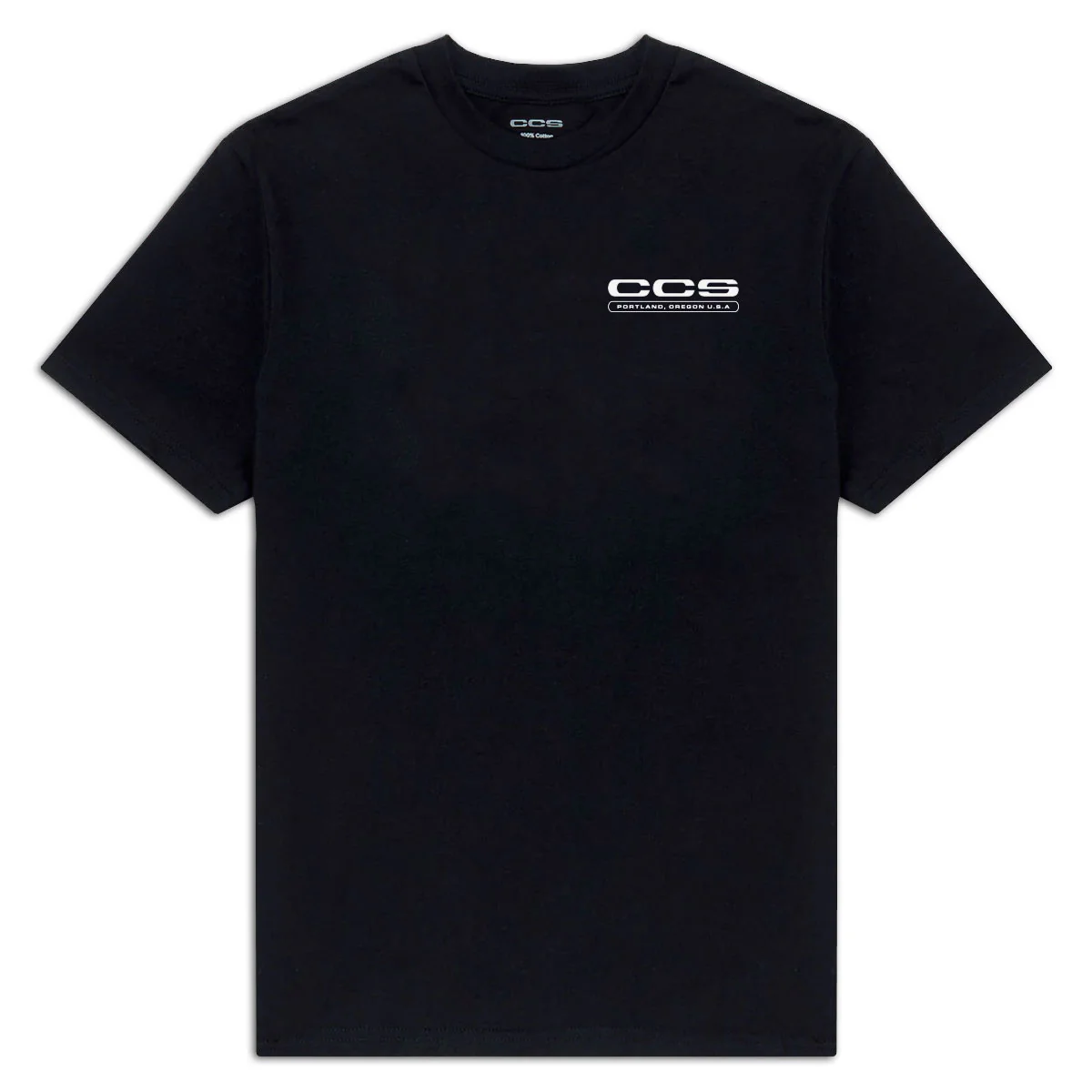 CCS Skate Shop T-Shirt - Black/White - Image 2