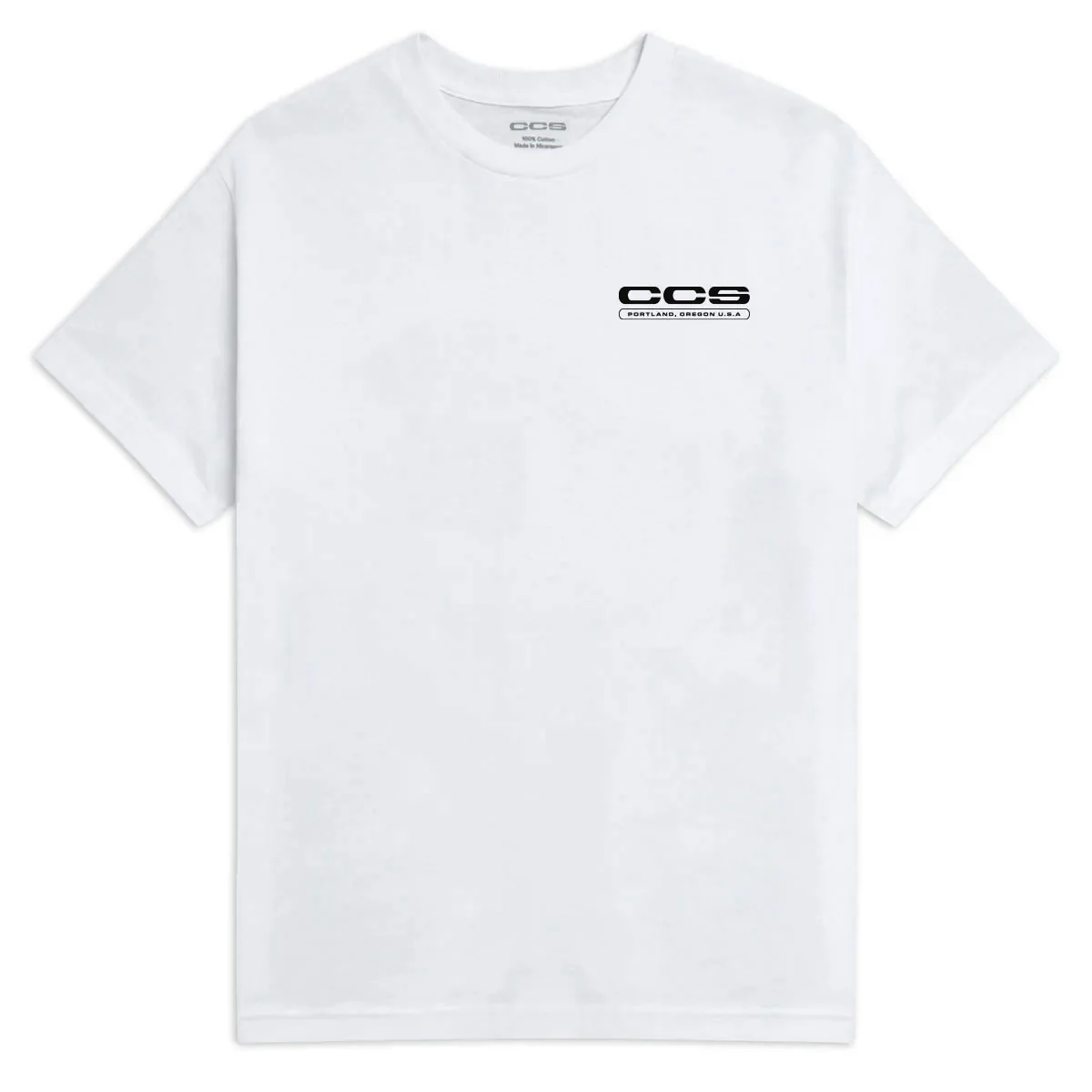 CCS Skate Shop T-Shirt - White/Black - Image 2