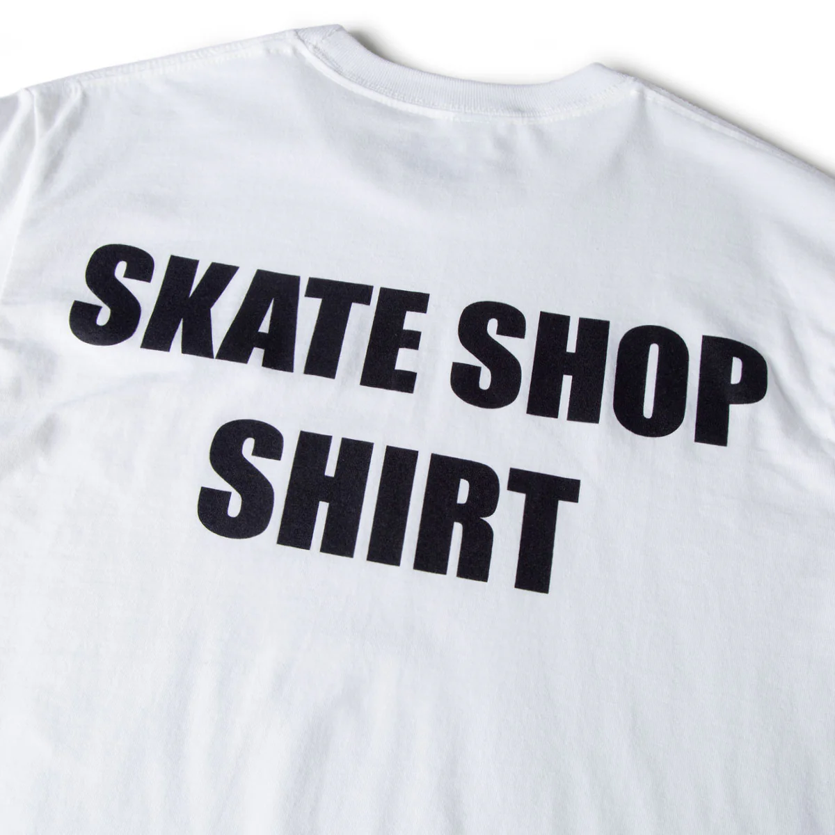 CCS Skate Shop T-Shirt - White/Black - Image 4