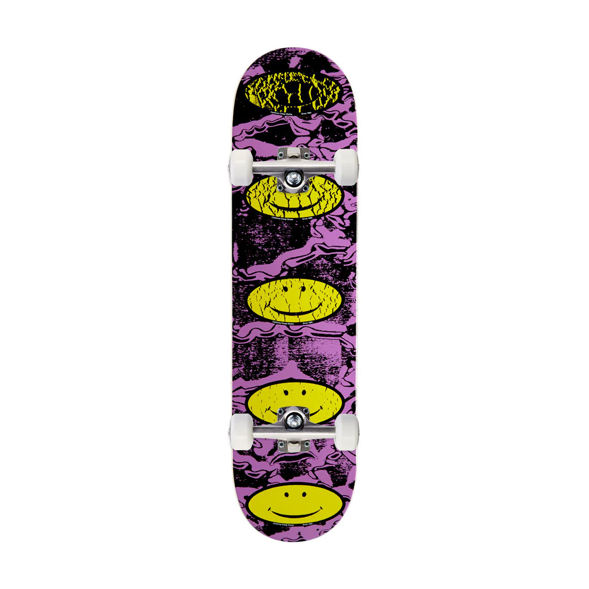 CCS Smile Decay Mini Skateboard Complete - Purple - Image 4
