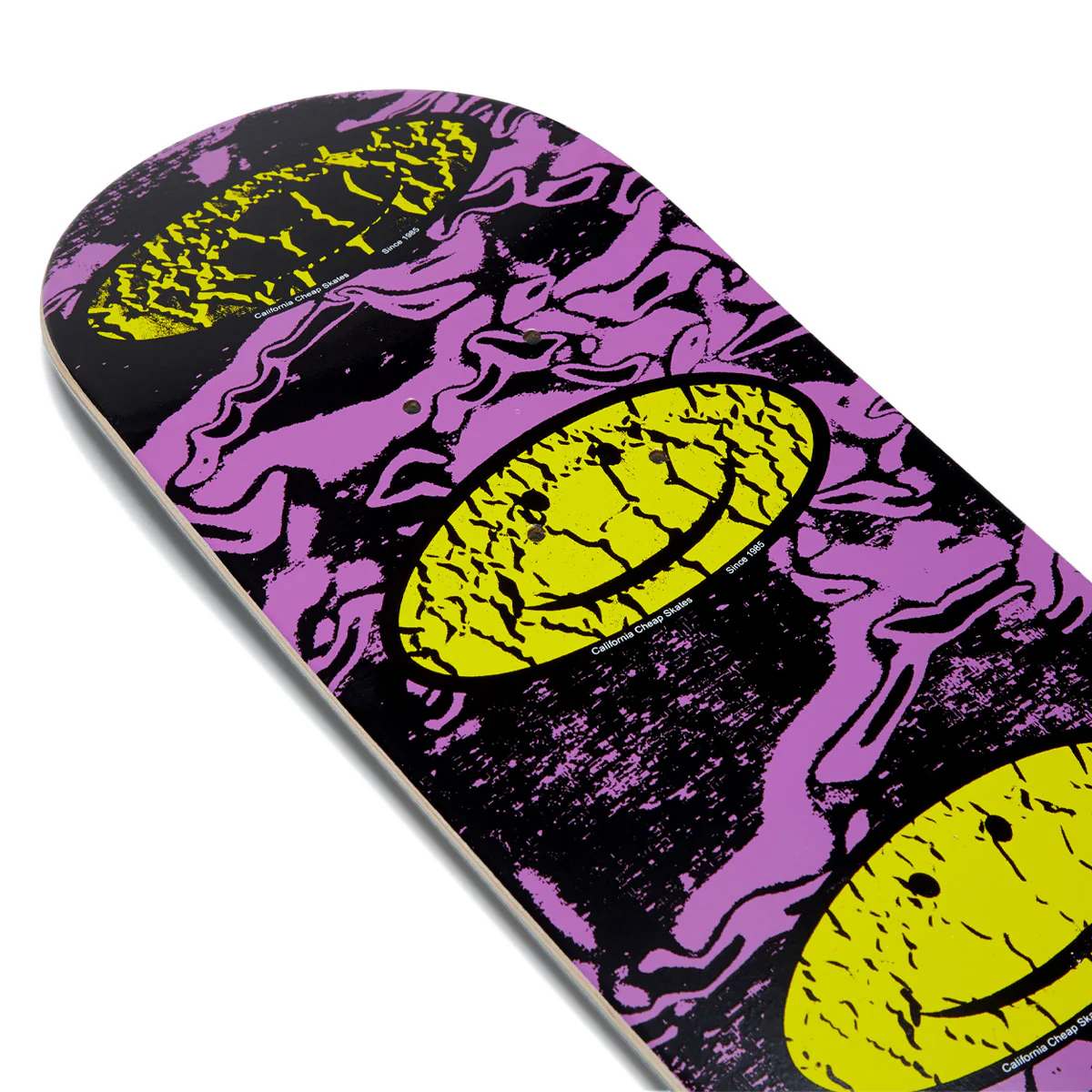 CCS Smile Decay Mini Skateboard Deck - Purple - Image 3