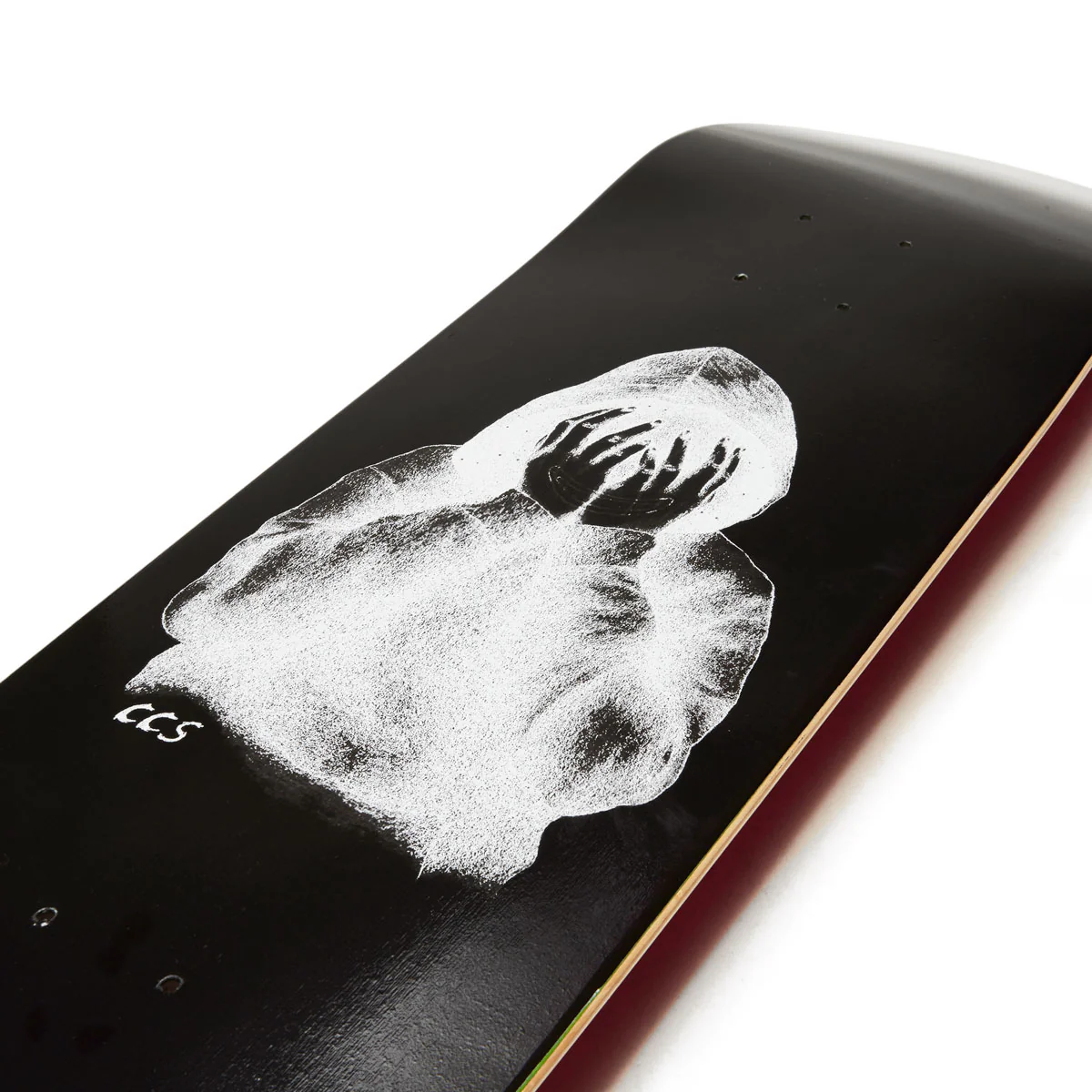 CCS Smile on The Surface Skateboard Deck - Black - Image 3