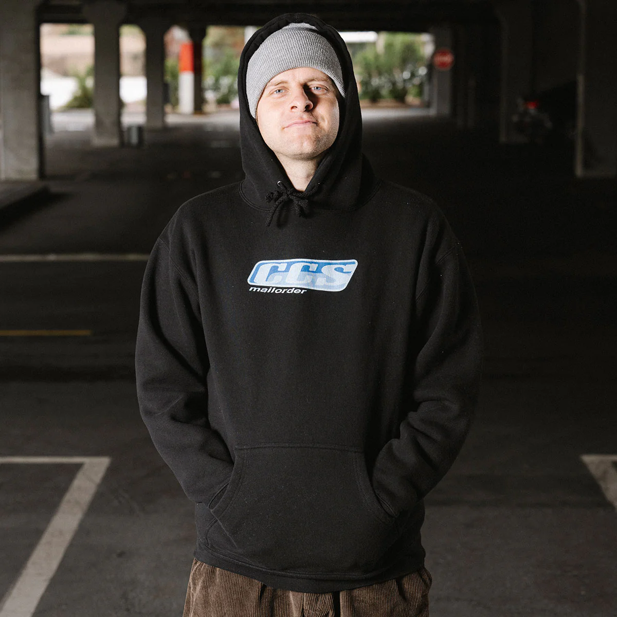 CCS Snow Logo Hoodie - Black - Image 2
