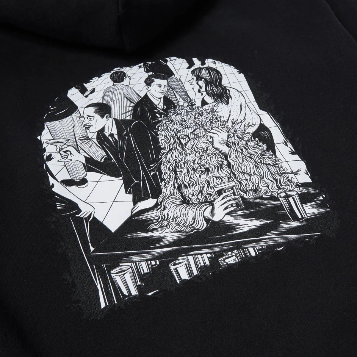 CCS Social Camouflage Bar Hoodie - Black - Image 4