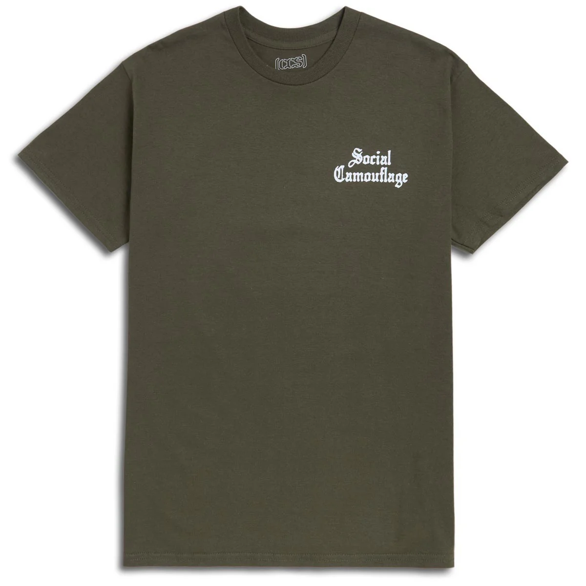 CCS Social Camouflage Bar T-Shirt - Olive - Image 2