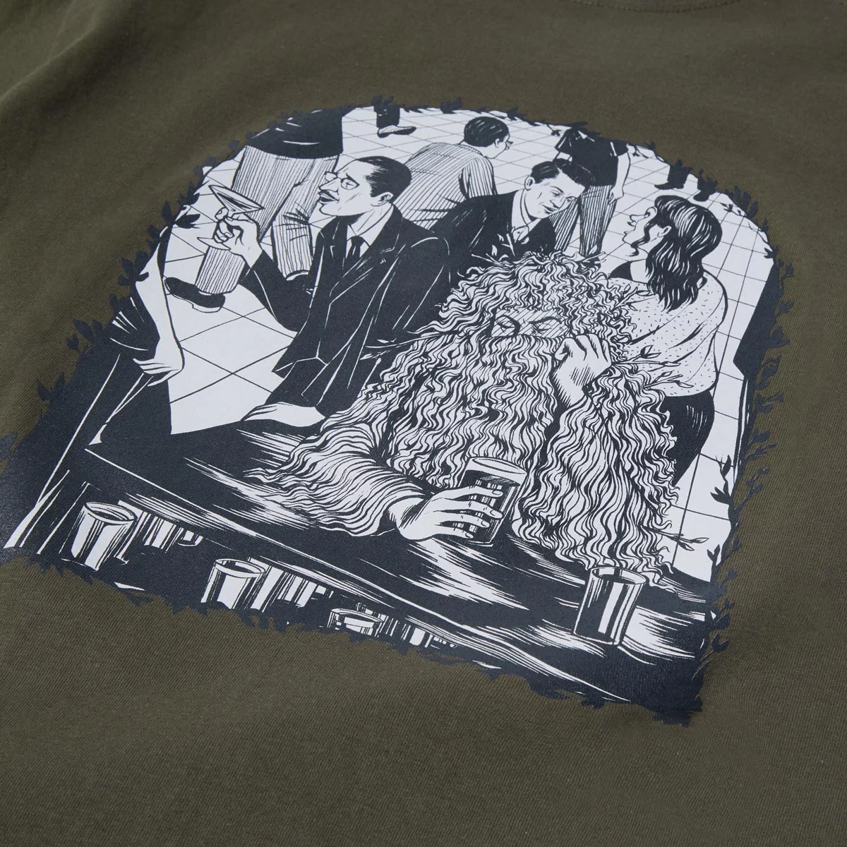 CCS Social Camouflage Bar T-Shirt - Olive - Image 4