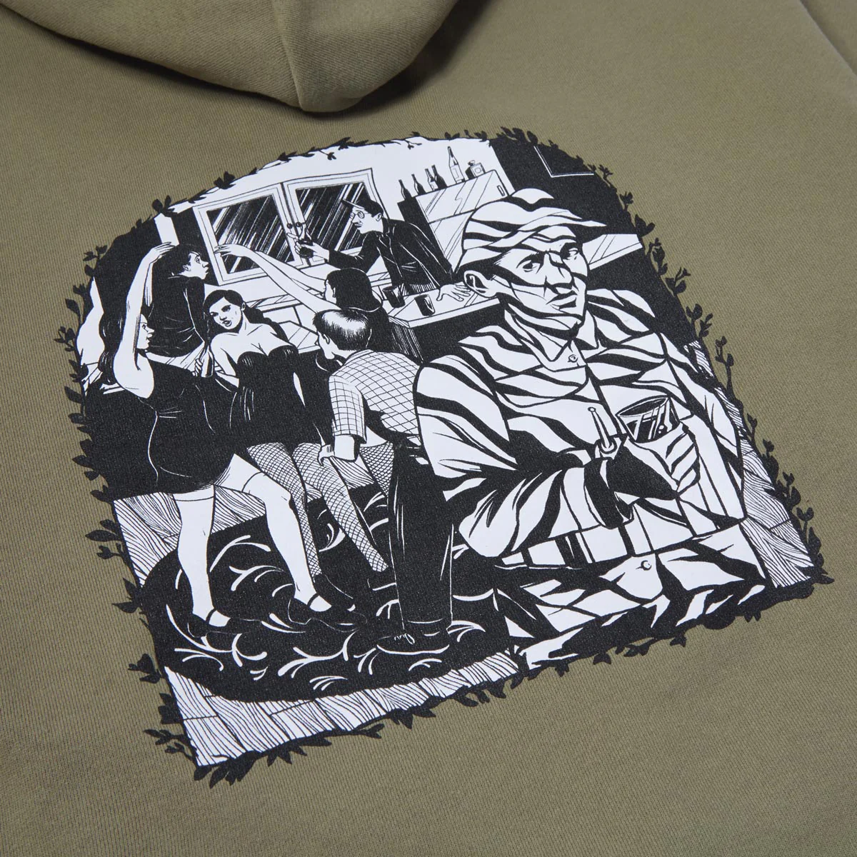 CCS Social Camouflage Party Hoodie - Olive - Image 4