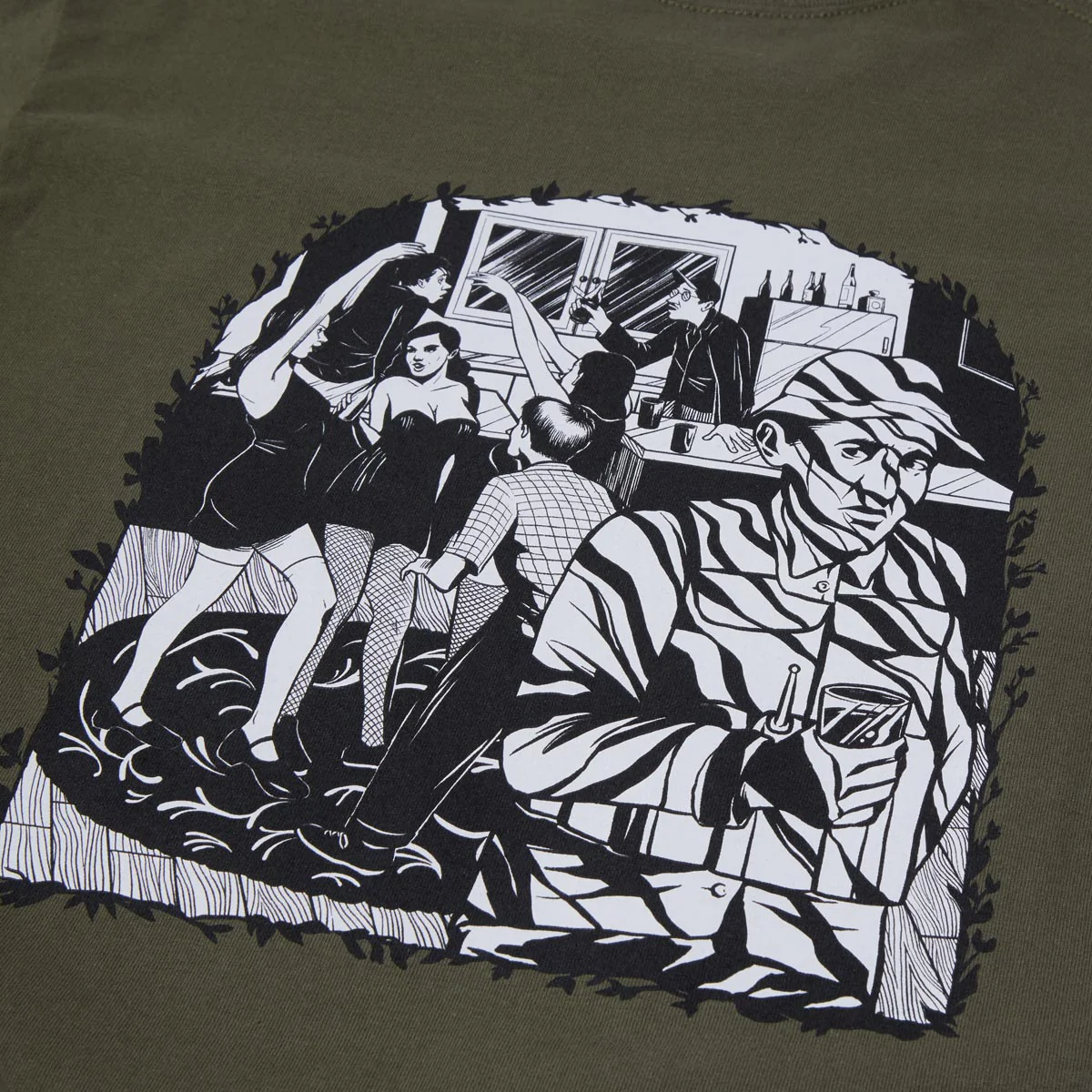 CCS Social Camouflage Party T-Shirt - Olive - Image 4