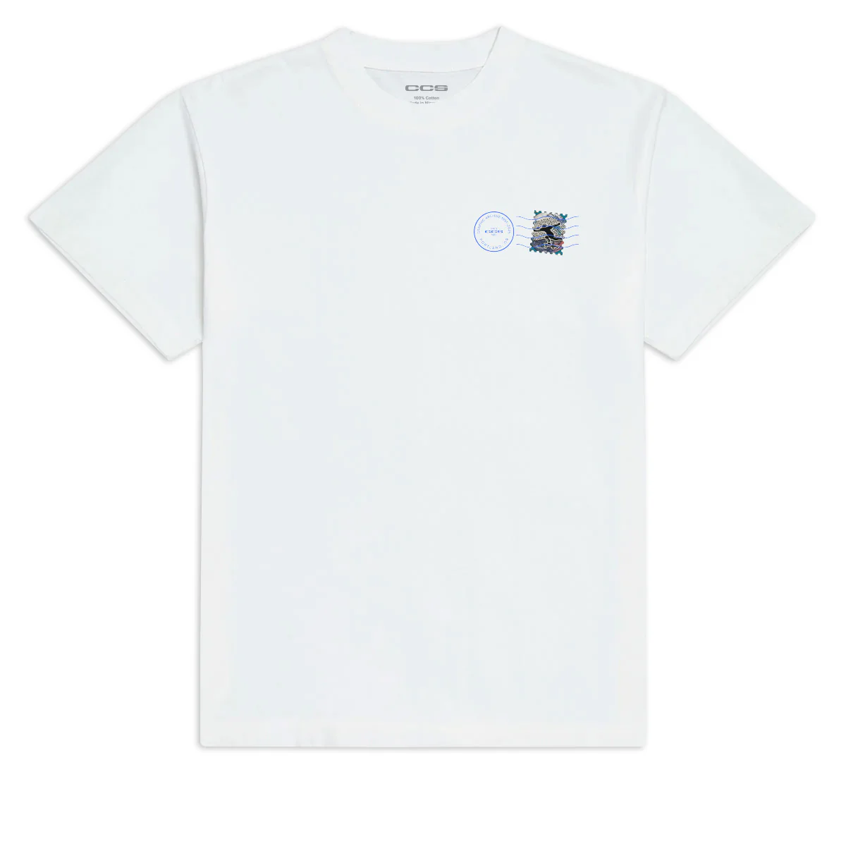 CCS Stamp Archive T-Shirt - White - Image 2