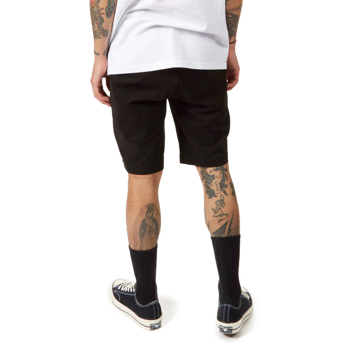 CCS Stretch Chino Shorts - Black - Image 5